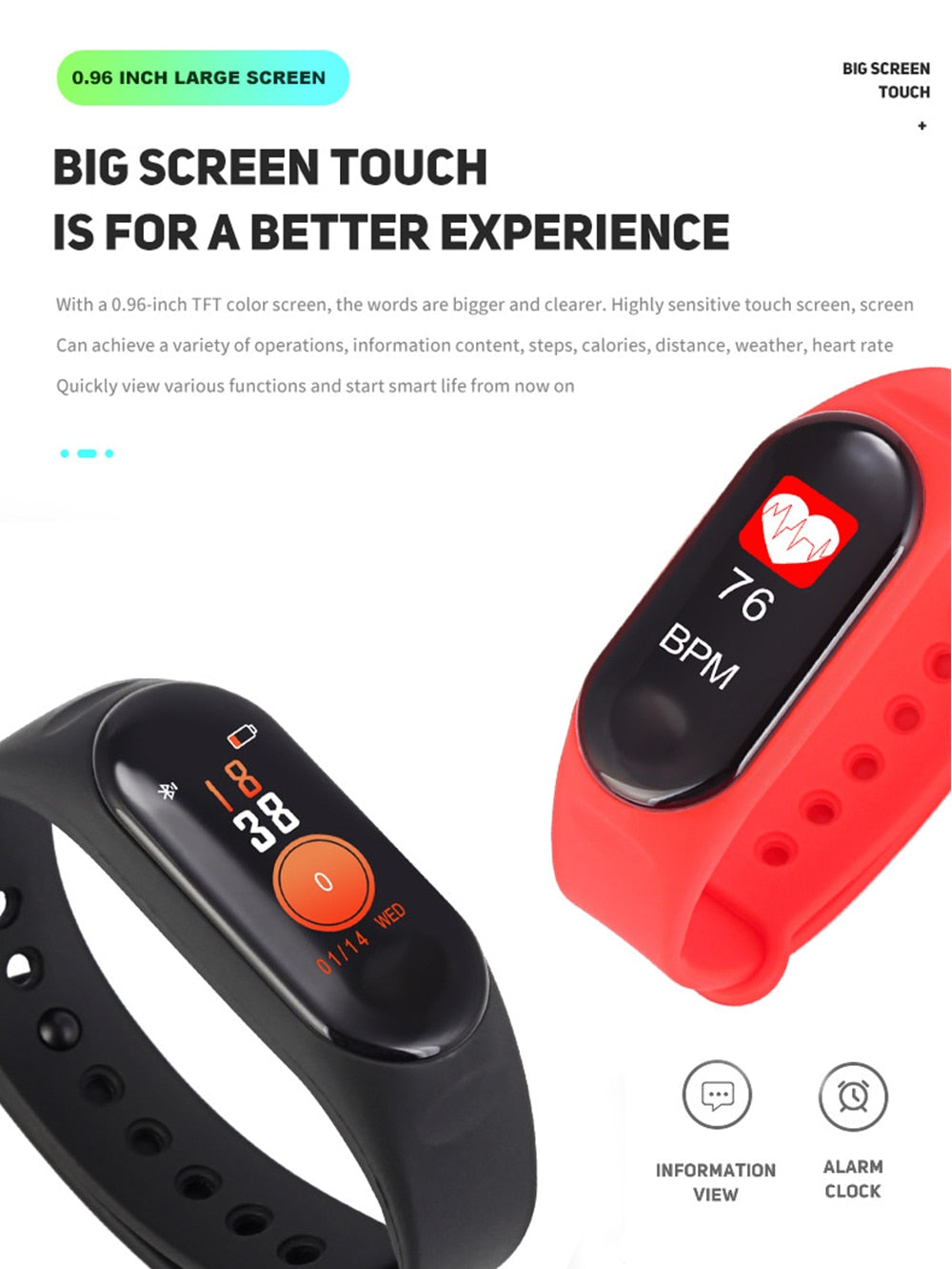 Fitness Tracker Smart Band Smartwatch
