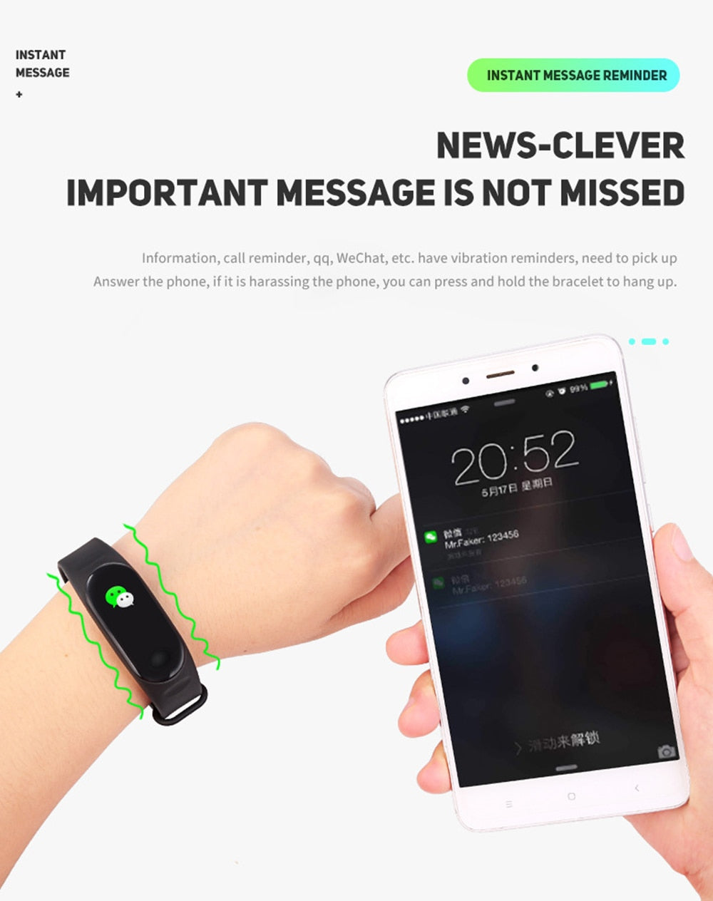 Fitness Tracker Smart Band Smartwatch