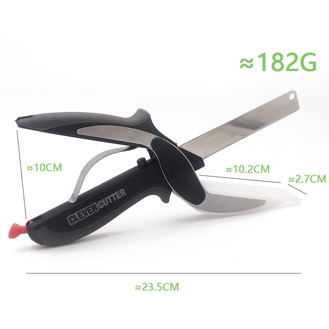 Stainless Steel Kitchen Scissors 2 in 1